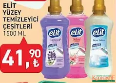 TARIM KREDİ ELİT YÜZEY TEMİZLEYİCİ ÇEŞİTLERİ 1500 ML